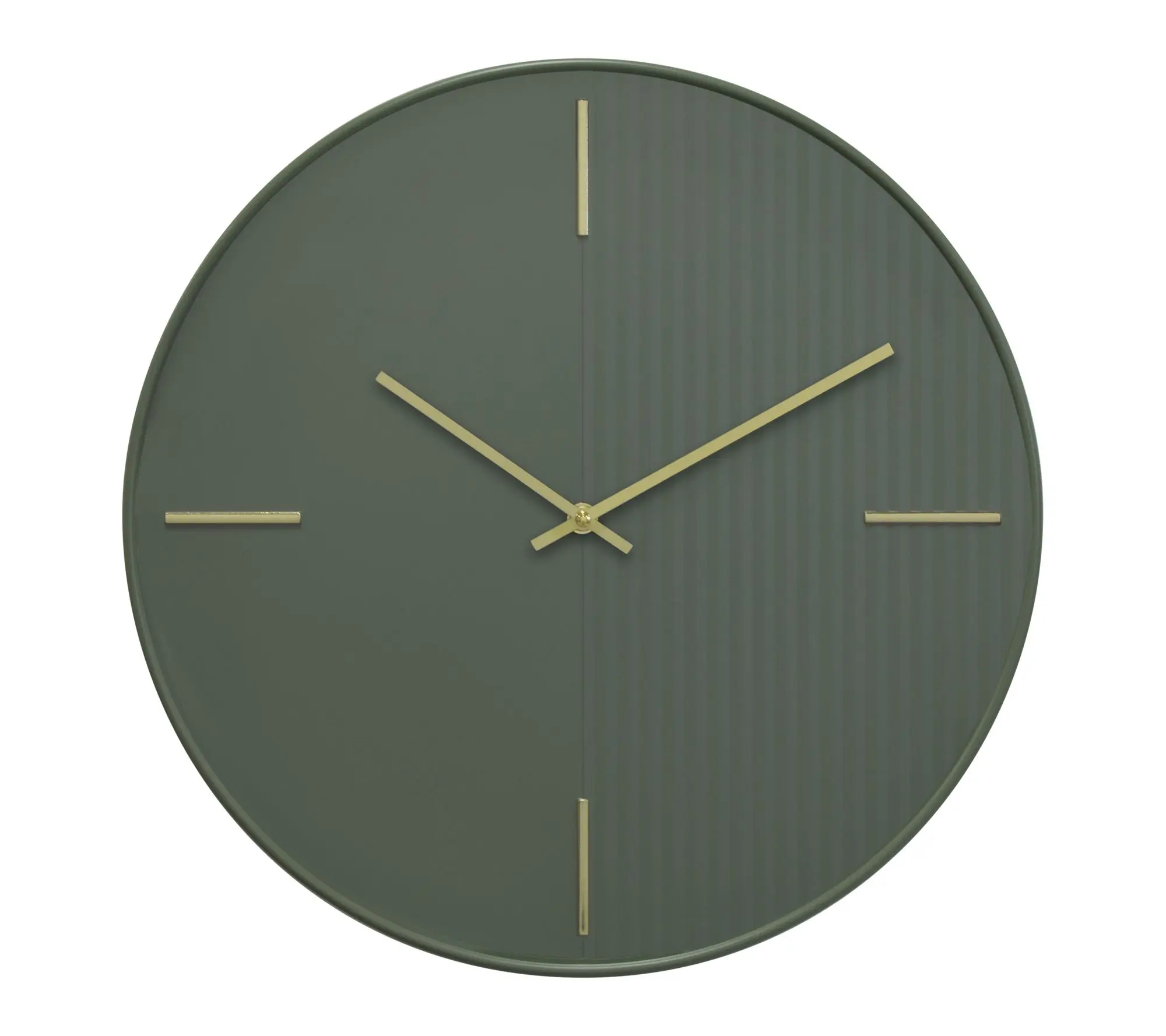 Studio Designs Zen Grove Minimalist Modern Green Wall Clock