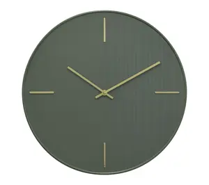 Studio Designs Zen Grove Minimalist Modern Green Wall Clock