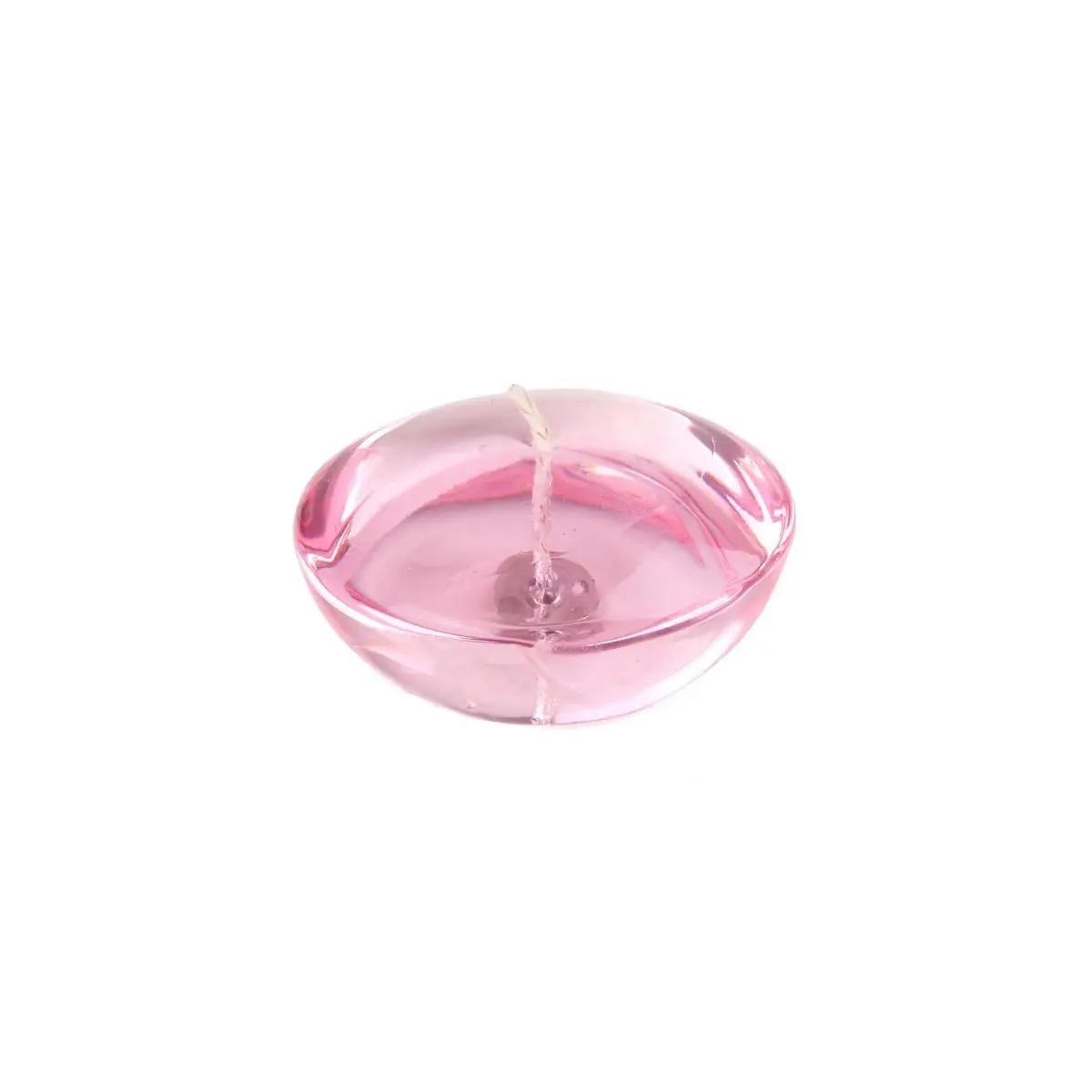 Jeco CFZ-107 3 in. Clear Light Rose Gel Floating Candles - 6 Piece per Box