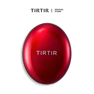 [TIRTIR Official] Mask Fit Red Cushion Foundation Korean Makeup 18g Satin Finish Lightweight Radiant Coverage 40 Shades Range Effortless Application