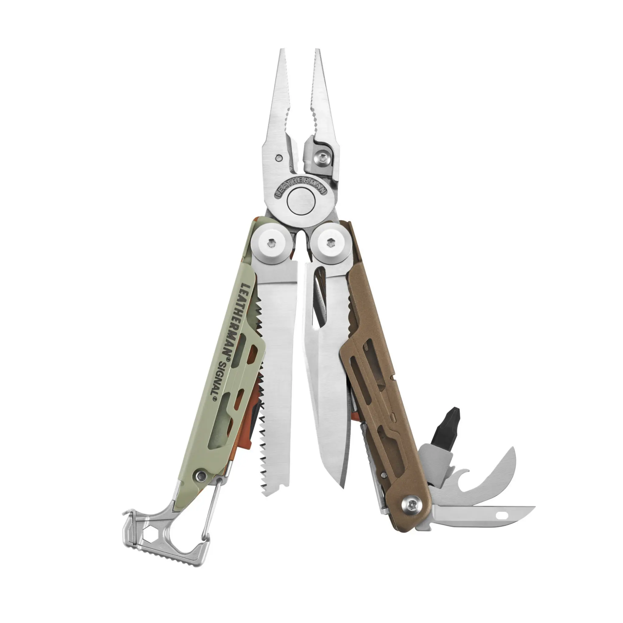 Leatherman Signal 19-in-1 Outdoor Multifunctional Tool - Durable Unisex Tools and Gadgets, Survival Equipment, Outdoor Survival Gear for Hiking EDC Adults, Outdoor Multifunctional Tools