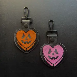 Jackolantern Heartbox 5 inch Bag Charm