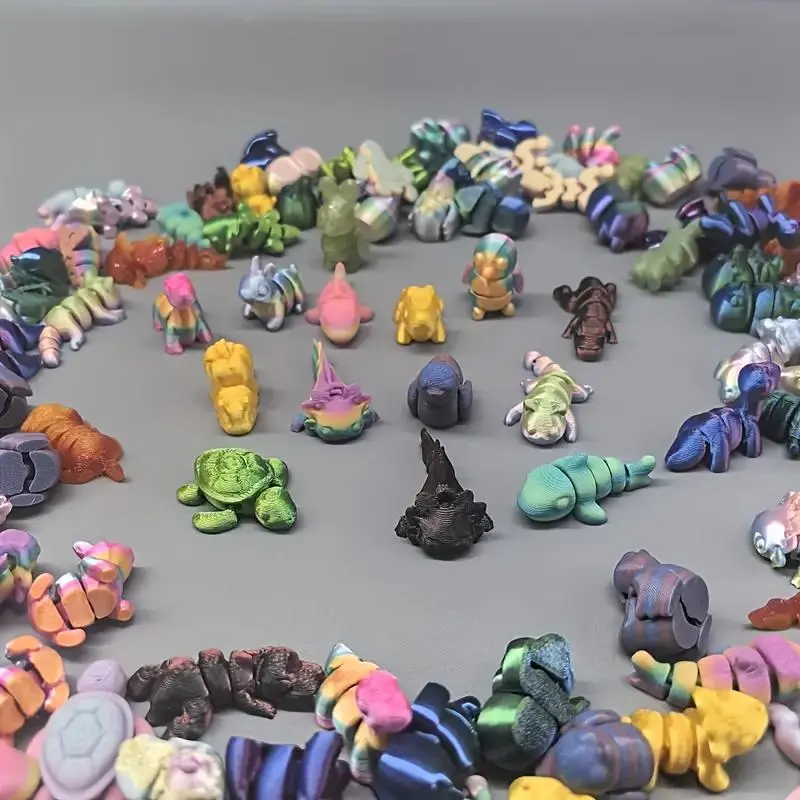 30/60/140 3D printed mini animal kingdom festive decorations with a variety of unique designs - festive decorations for rooms, gardens and aquariums, garden decorations, interior decorations, classic designs, lightweight decorations, exquisite craftsmansh