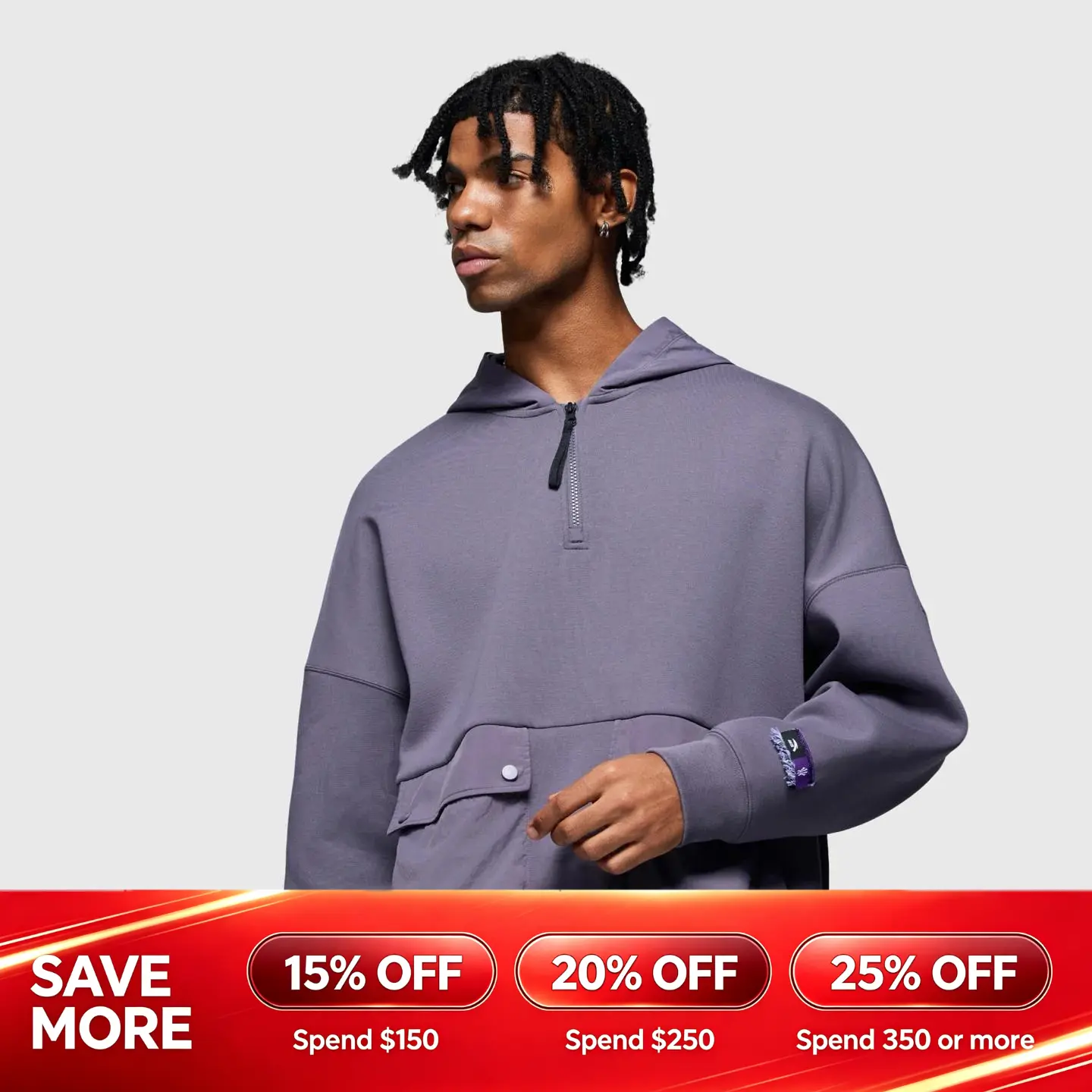 [Back to School] ANTA Hélà Knit Track Menswear Kyrie Irving Top Sweatshirts Hoodie Black Grey Stylish Long Sleeve BTS