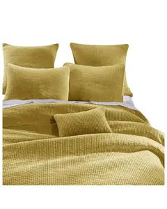 Hiend Accents Unisex Tuscan Stonewashed Cotton And Velvet 3-Piece King Quilt Set - Pk6500-Kg-Tu