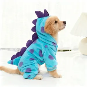 Pet Costume, Cute Cartoon Design Pet Hoodie, Thickened 4-legged Clothes, Pet Clothes for Dog & Cat, Pet Costume for Festival, Cosplay cow print blanket soft flannel nursery  curtains Comfy Puppy Onesie Pajamas planted  tank  light Warm Fleece Thermal Jump