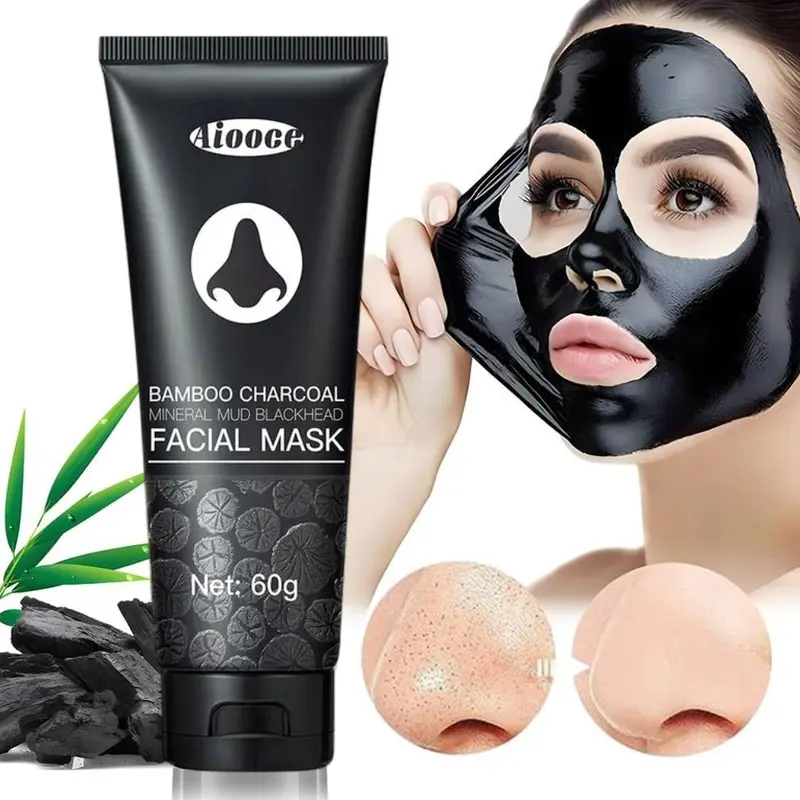 Blackhead Remover Mask, Black Activated Charcoal Face Mask Skincare Peel Off, Blackhead Peel Off Face Mask Blackheads Remover Strip Facial Mask for All Skin Types