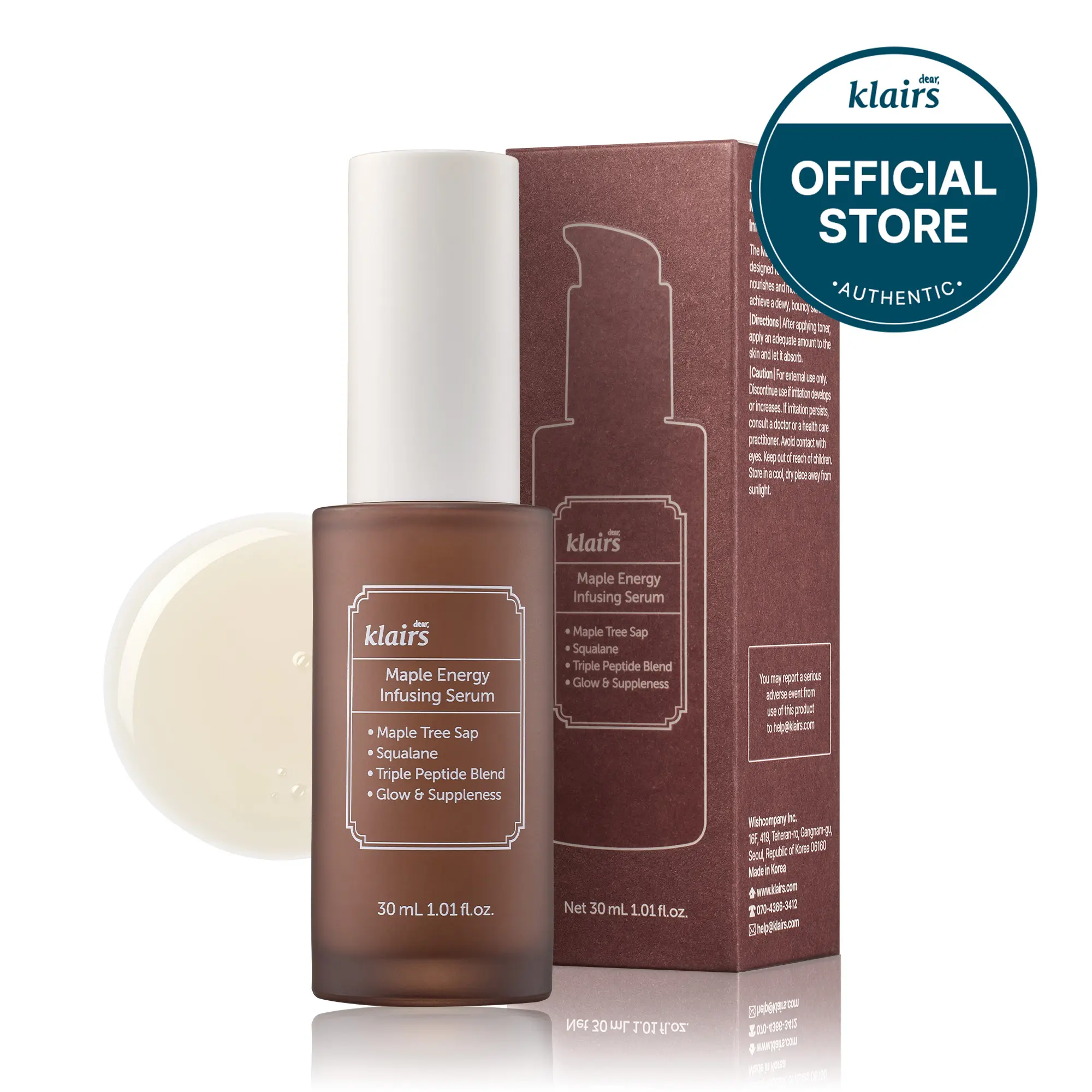 [Dear Klairs Official] Maple Energy Infusing Serum, Skincare, Comfort, Skin Repair