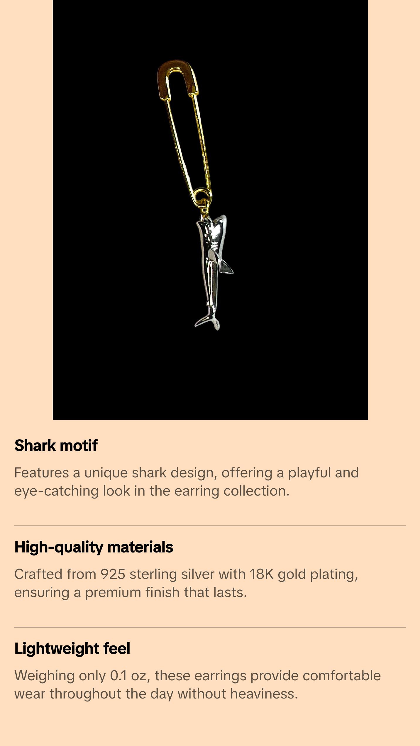 “Catch of the day” earrings