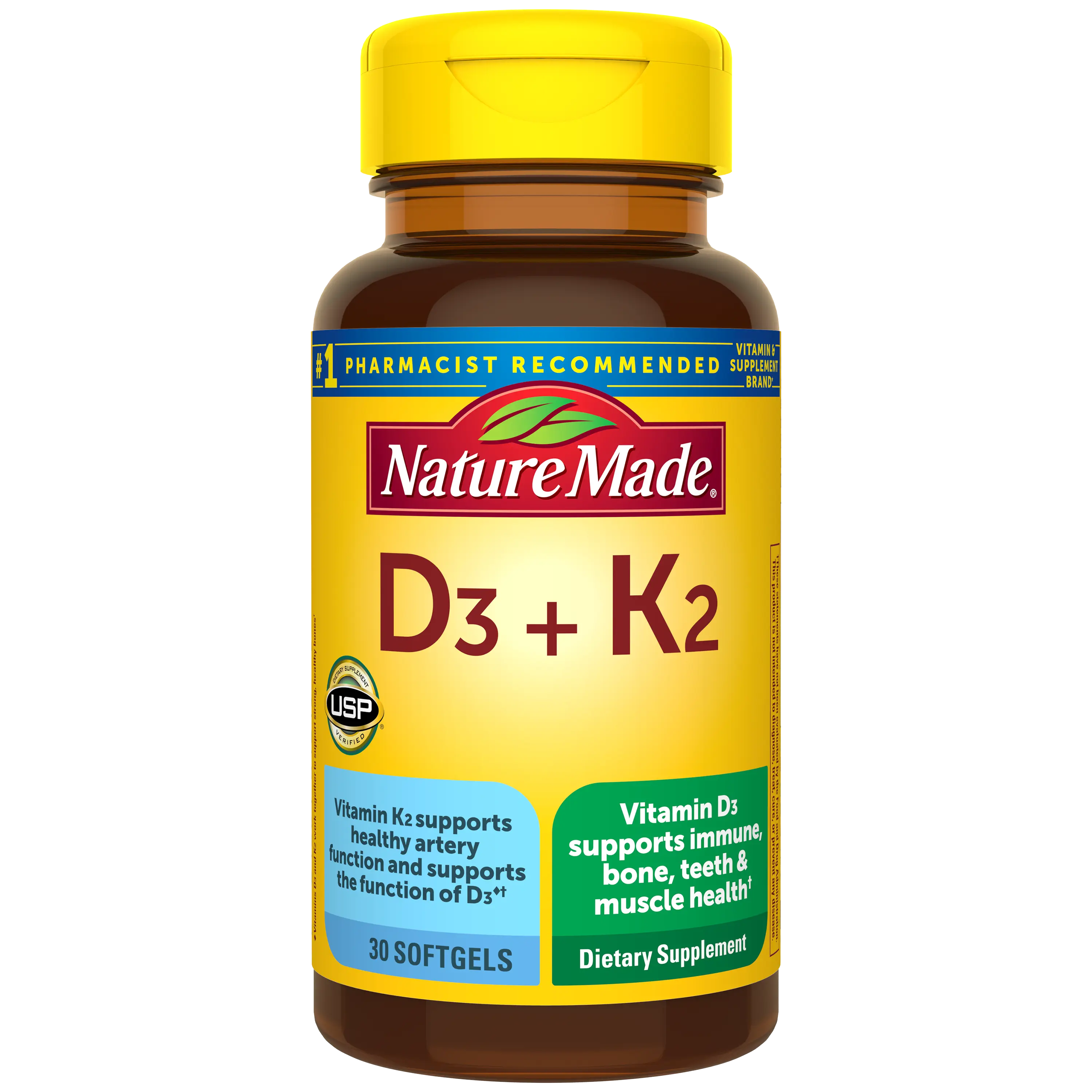 Vitamin D3 + K2 Softgels