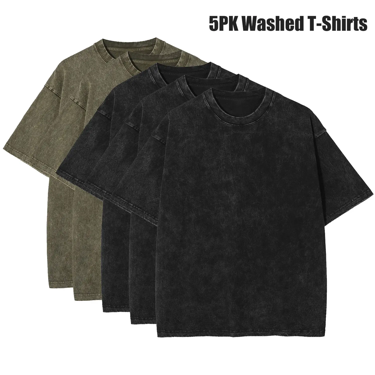 3 Black+ Army Green