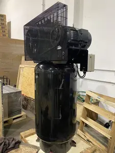 HPDMC 10HP Air Compressor 80-Gallon Vertical ASME Tank 37CFM Max.175PSI 220V 3Ph 2 Stage