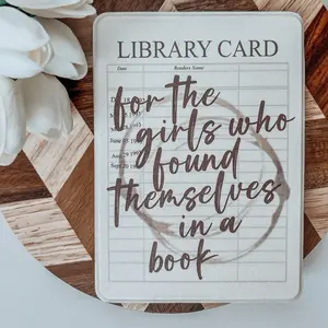 Library Card Kindle Case | Clear-Back Flip Cover for Kindle Paperwhite, Colorsoft | Book Lover Gift