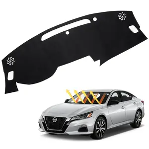 Custom Fit Carpet Dash Mat for 2019-2026 Nissan Altima L34 Non-HUD (Not for 12 inch Display Screen) UV Protection Anti-Glare Dashboard Cover Accessories