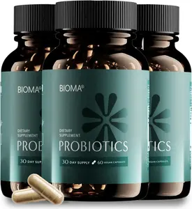 3Packs BIOMA Probiotics Digestive Health Gut Support for Men & Women 60 Capsules