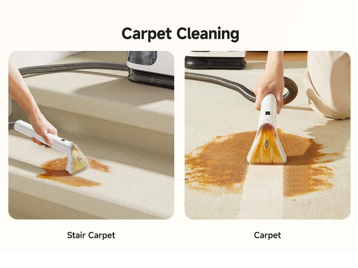 UWANT ZY B300Pro Portable Carpet Cleaner Machine - Powerful Suction Vacuum, 18000pa Suction, Deep Steam Clean & Water Extraction, Lightweight Handheld Household Item for Car+Home Use Area Rug Upholstery UWANT ZY B300Pro Portable Carpet Cleaner Machine - Powerful Suction Vacuum, 18000pa Suction, Deep Steam Clean & Water Extraction, Lightweight Handheld Household Item for Car+Home Use Area Rug Upholstery