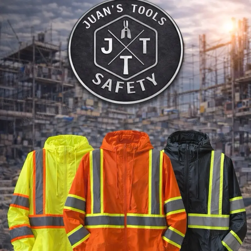 Unisex High Visibility Reflective Windbreaker Jacket, Indoor/Outdoor Rapid Response Safety Vest, High Visibility Vest, Safety Gear, Outdoor Wear, S, M