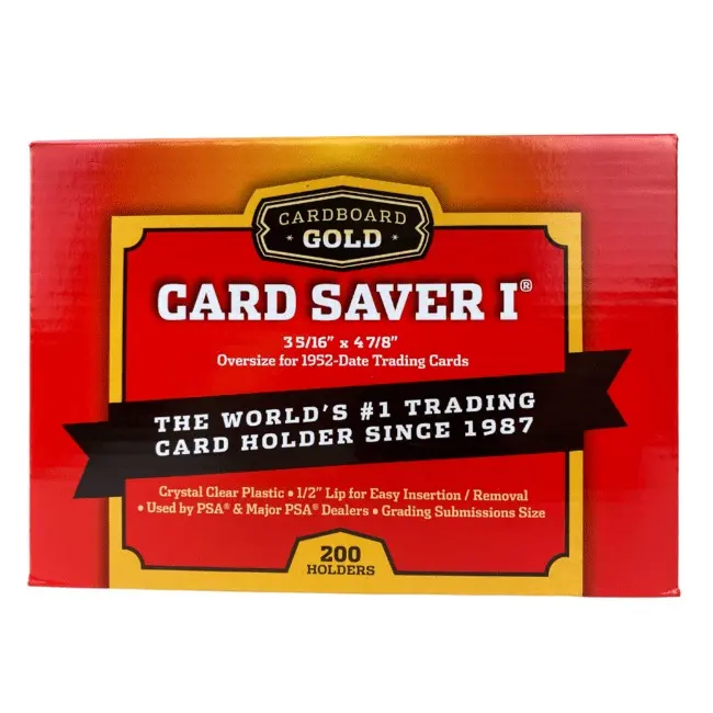 Cardboard Gold Card Saver 1 – 200ct Box