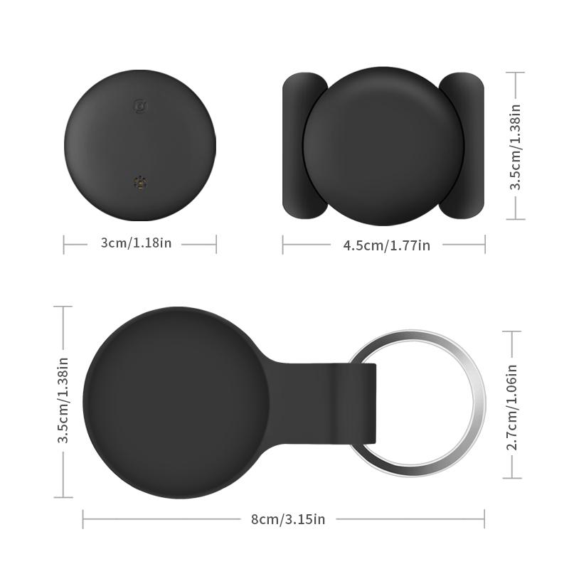 Mini Car GPS Tracker with Weatherproof Magnetic Case - No Monthly Fee, Anti-Lost Wireless, Waterproof Tracking Device - Compatible with Find My Network, Father's Day Gift, Smart Key Finder