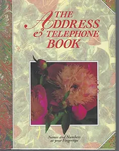 USED-The Address and Telephone Book : Directory of Names and Numbers (Floral) by unknown author (Hardcover)