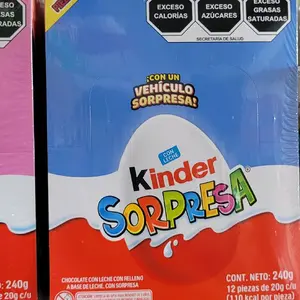 KINDER EGG CHOCOLATE FLAVOR IN A PACK OF 12 OF 20g EACH (240G)