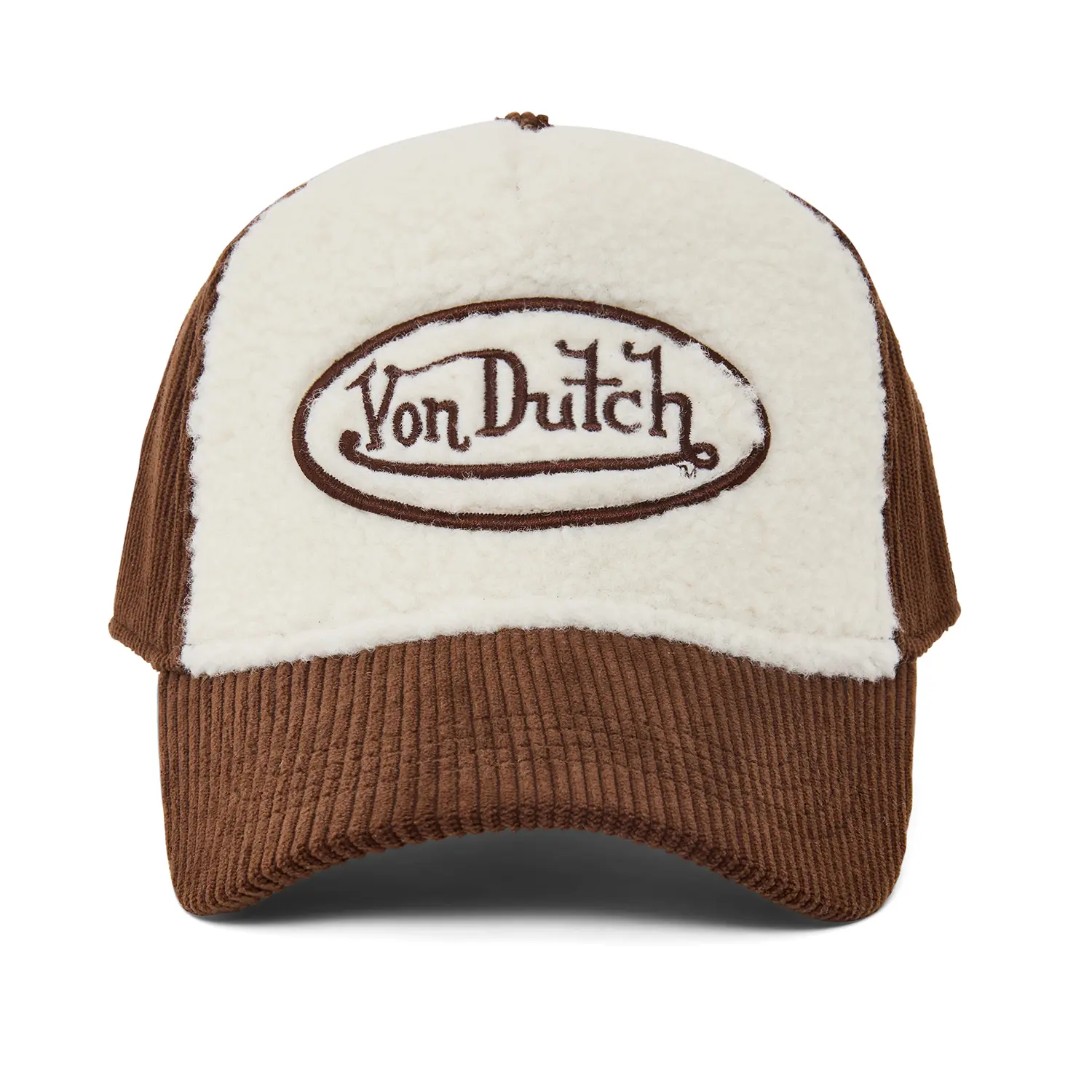Brown Sherpa Dutch Trucker Hat