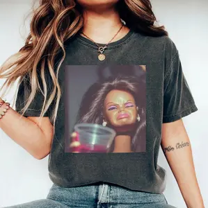 Doll Face Meme Shirt Short Sleeve Tee Trendy, Weird Shirt, Christmas Gift, house plant Shirt Graphic Summer Fun Unique Doll Shirt