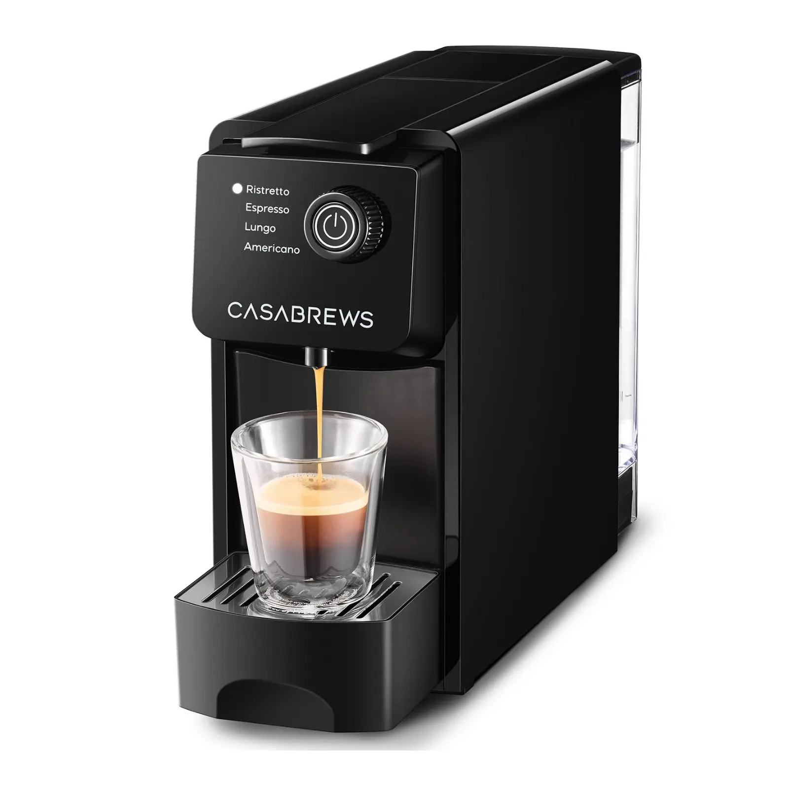 CASABREWS CM7036E 20-Bar Capsule Espresso Machine for Nespresso Original Capsules, 4 Brew Sizes