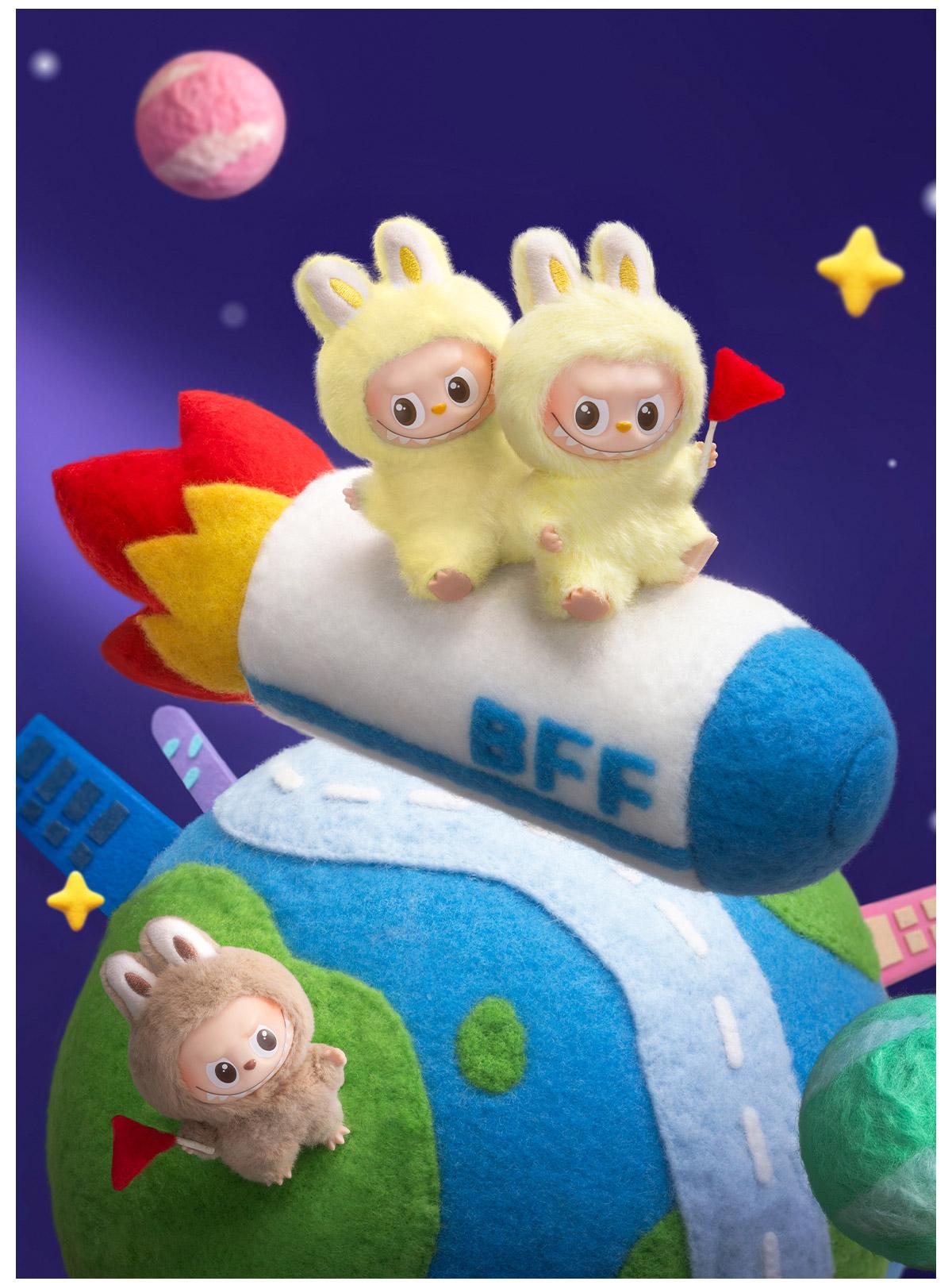 POP MART THE MONSTERS Pin for Love Series - Vinyl Plush Pendant blind box (A-M), Labubu Collectible Toys-1.0