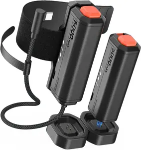 KIWI design P5000 Compact Power Bank, 2 Pack 5000mah Battery Pack Compatible with Meta Quest 3/3S/2/Pro Accessories , 20W Fast Charing, Swap for Infinite Power, Suitable for Sport Camera and All Type-C Devices