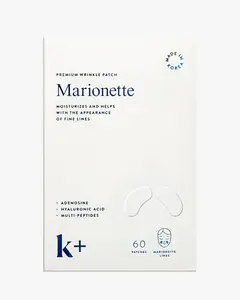 k+beauty Korean Wrinkle Patches for Smile Lines, Marionette Lines | Overnight Peptide + Hyaluronic Acid Wrinkle Patch