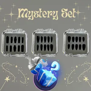 NailVesta MYSTERY BOX [NO RETURN IF OPENED] – 100% Handcrafted 3D Press-On Nails | Reusable, Long-Lasting, Salon-Quality