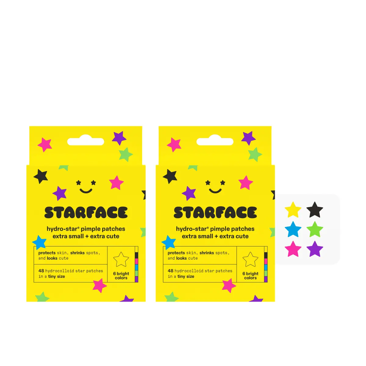 Starface Tiny Hydro-Star Pimple Patch 2-Pack Refill, 96 ct