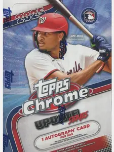 2 (TWO) PACKS - 2025 Topps Chrome Update Series Baseball Hobby ***MUST BE OPENED LIVE