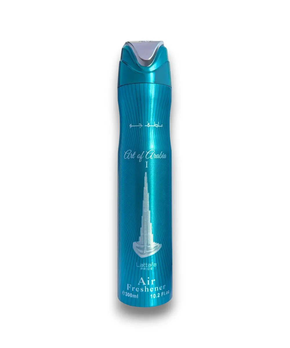 Lattafa Art of Arabia 1 Scented Aroma Air Freshener, 300 ML Unisex Fragrance with Mint, Black Tea and Cedarwood Notes