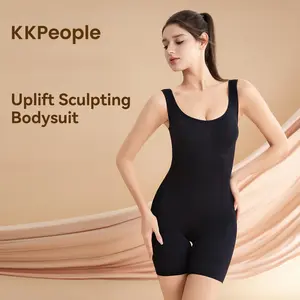 KKpeople Women's Tummy Control Bodysuit Shapewear, Body Sculpting Compression, Minimalist Shapewear, Lift & Smooth Your Curves Effortlessly.