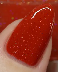 Blood Harmony - Red/Orange Sparkly Nail Polish