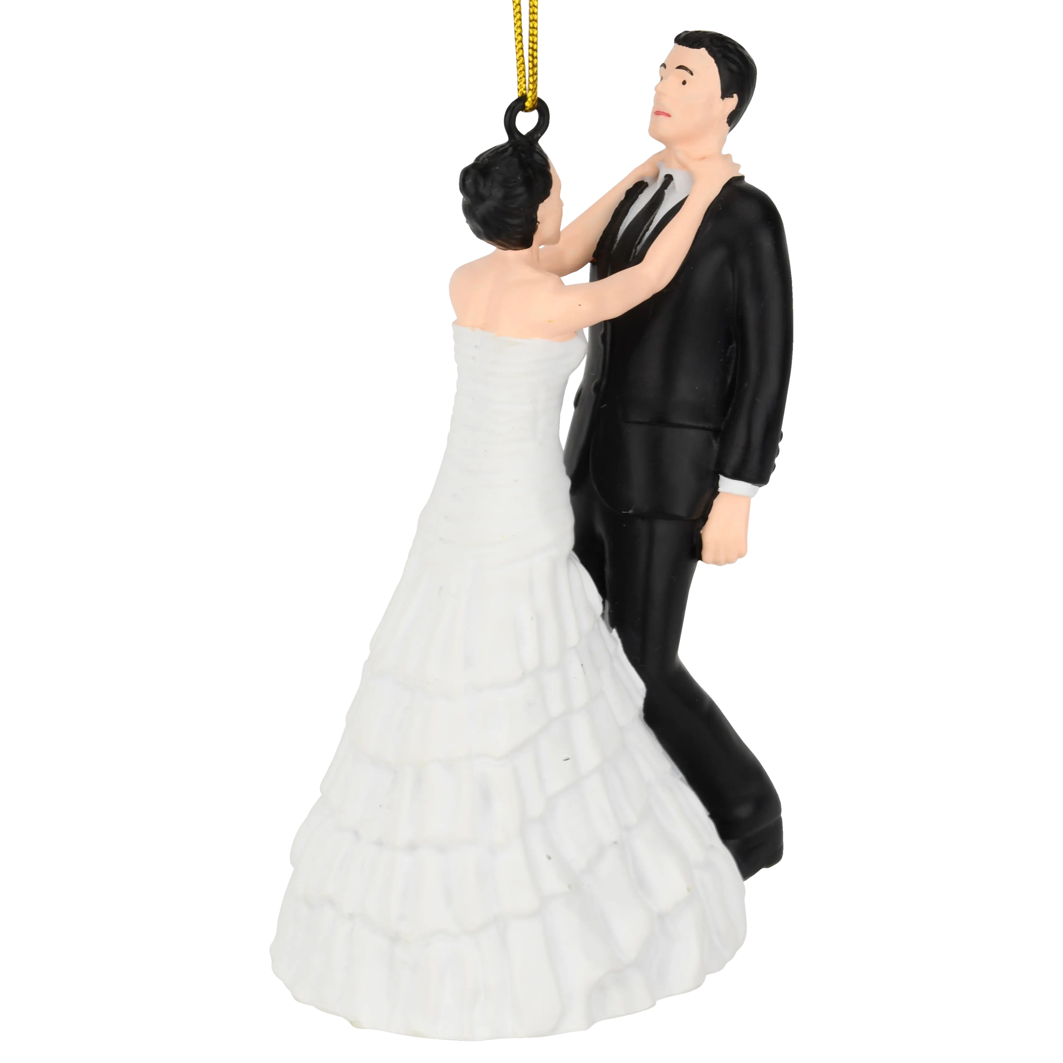 Tree Buddees Bride & Groom Marriage Ornament Newlyweds - Hilarious Wedding Cake Topper