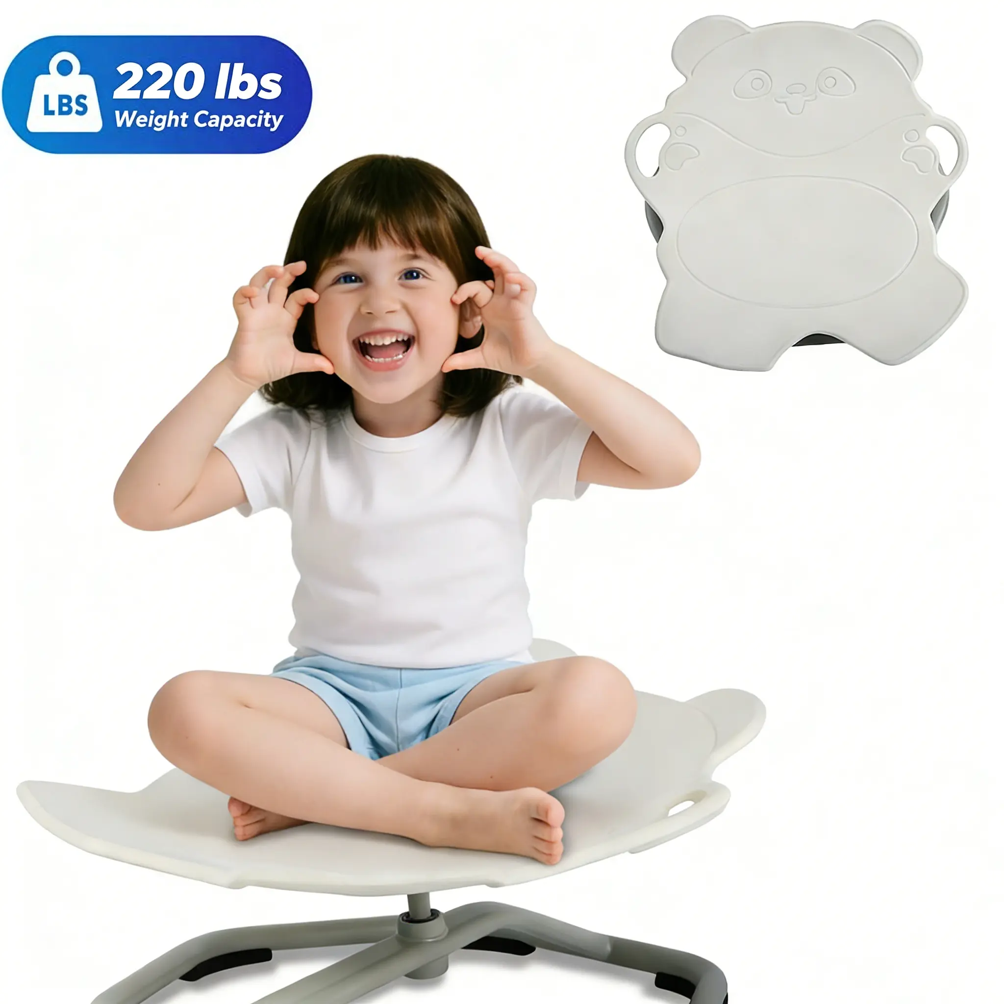 SCITOO Children's Stress Reduction Toys,Children's Sensory Spinning Toys,Sensory Chair for AutismNon-slip Metal Base,Improve Body Coordination anxiety stress relief toy,Summervibes enhances balance autistic kid Fidgeting
