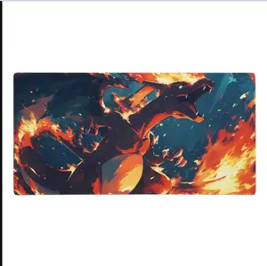 Blazing Charizardd Playmat Gaming Deskmat