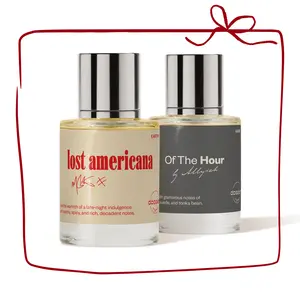 For Us, Valentine's Day Gift, Dossier, Men & Women Perfume, 2x50ml, Eau de Parfum, Floral Marshmallow, Aquatic Vanilla