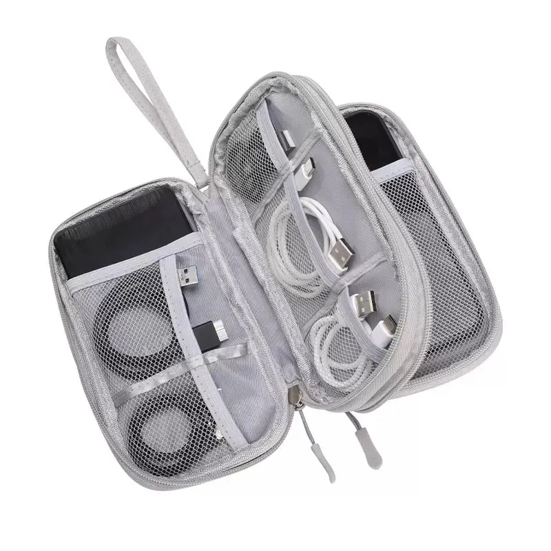 ALIKPOP Portable Travel Digital Product Storage Bag for Makeup and Electronics Organized Storage