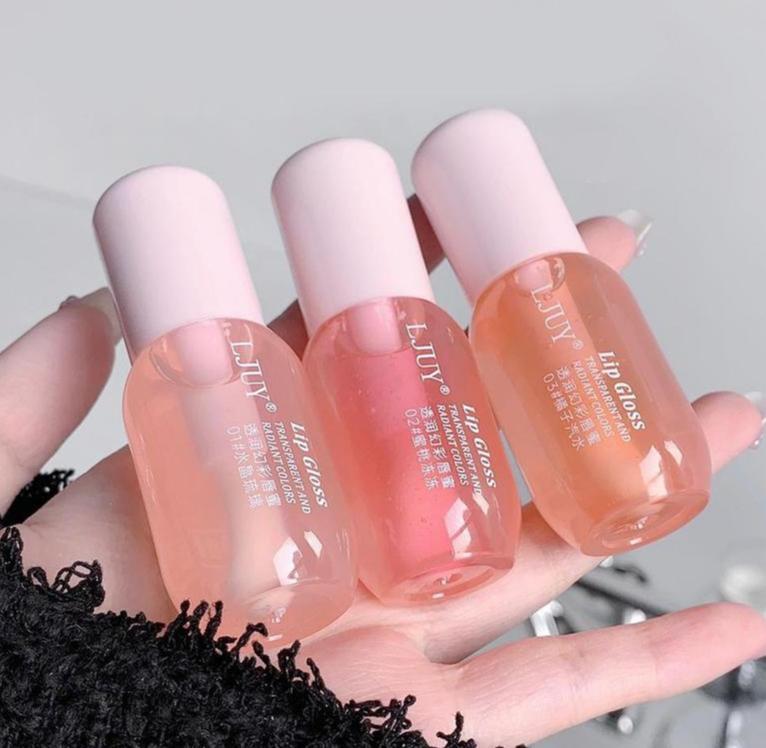 3/6/9 Counts Lip Oil Lip Balm, 3 Counts/set Moisturizing Lip Glaze, Glossy & Non-sticky Lip Stick, Plumping Lip Oil Lip Stick Cosmetic for Girls & Women, Makeup,Back to School Gifts for Students Daily