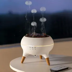 Portable Creative Jellyfish Design Air Humidifier, RemoteControl Dynamic Fragrance Mist Maker, Decorative NightLight for Home Office, Aroma Diffuser Humidifiers,Gift