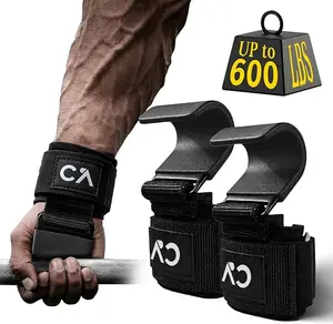 CHICK-ACTIVE Heavy Duty Weight Lifting Hooks for Strength Training & CrossFit – Durable Gym Accessories for Deadlifts, Powerlifting, and Grip Strength