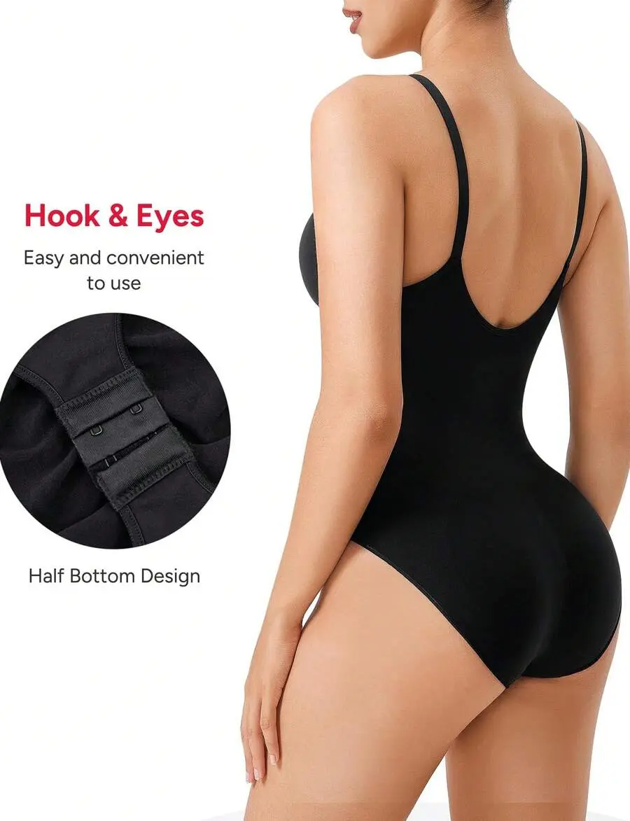 Women Shapewear Bodysuit Tummy Control Seamless High Compression Slimming Body Shaper Snatched Waist Trainer Underwear for Daily Wear Special Occasions