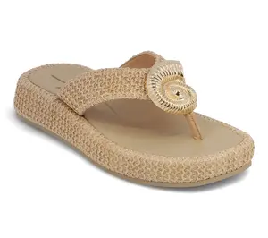 MIA Raffia Platform Thong Sandals - Pamelia-S MIA Raffia Platform Thong Sandals - Pamelia-S