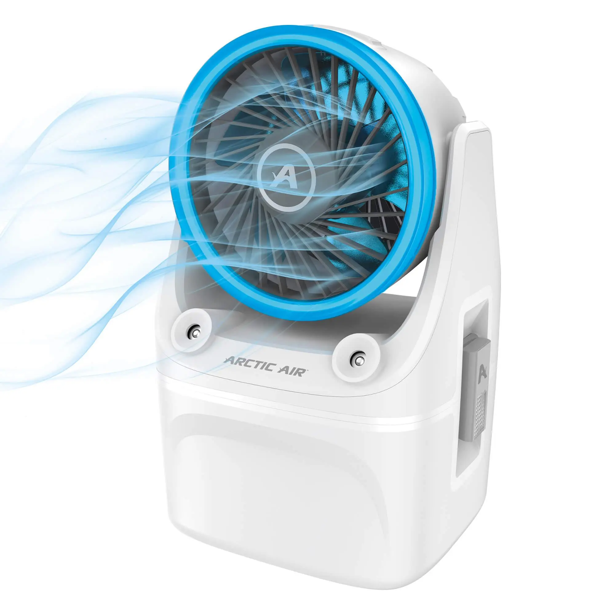 Arctic Air Ice Jet X3 Corded Plug-In Cooling Fan - Miniature Desk Portable Lightweight Jet-Inspired Unit, Fan for Bedroom, USB-C Compatible Household Appliance