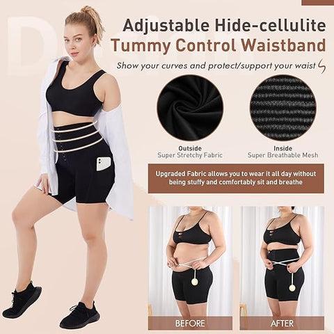 FeelinGirl Shorts for Women High Waist Yoga Butt Lifter Thigh Slimmer day comfortable