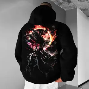 Youth & Adult Unisex Anime Graphic Streetwear Vintage Hoodie, Perfect Men's Gokku  2-Sides T-Shirt, Anime Lovers Shirt, Streetwear, Gift For Men For Women, Birthday Gift